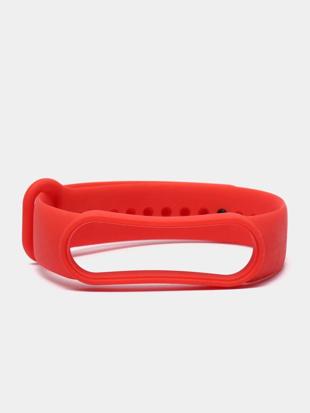 Красный силиконовый ремешок Xiaomi Mi Band 5, 6 / Ремешок для фитнес браслета Xiaomi Mi Band 5,6