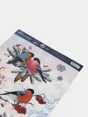 Алый наклейка новогодняя, интерьерная, на окно, голография, 21 х 29,7 см