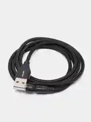 Черный магнитный кабель USLION USB