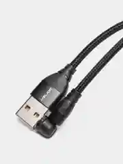Черный магнитный кабель USLION USB