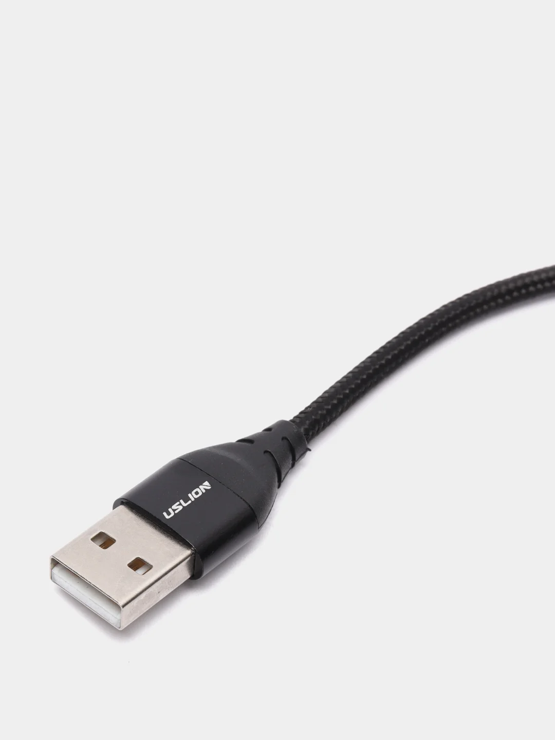 Черный магнитный кабель USLION USB