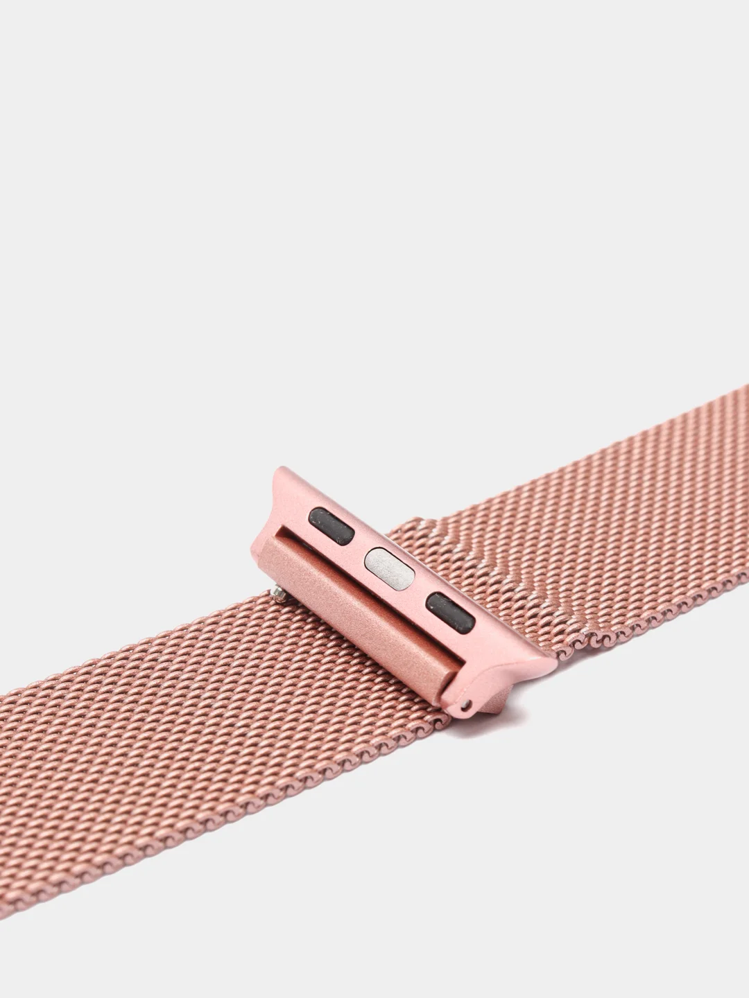 Розовый ремешок миланская петля для Apple Watch 3, 4, 5, 6, 7, SE