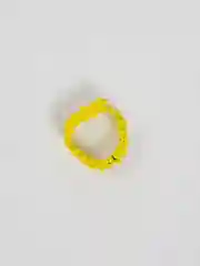 Желтый кольцо из бисера Sorriso