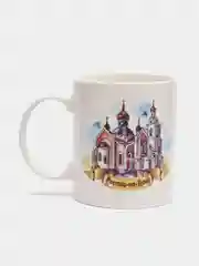 Кружка Города России. Ростов-на-Дону. Казанская Церковь (подарочная упаковка) 330мл фарфор