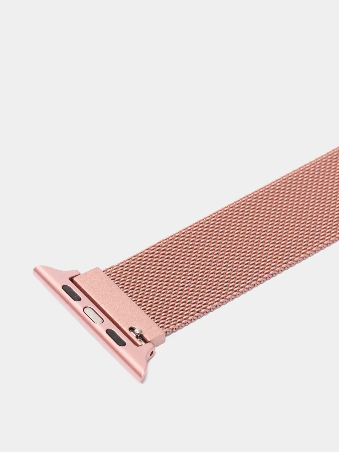 Розовый ремешок миланская петля для Apple Watch 3, 4, 5, 6, 7, SE