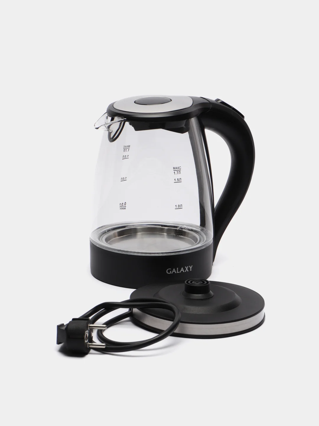 Чайник электрический Galaxy LINE GL0552, 2200Вт, 1,7л, стекло