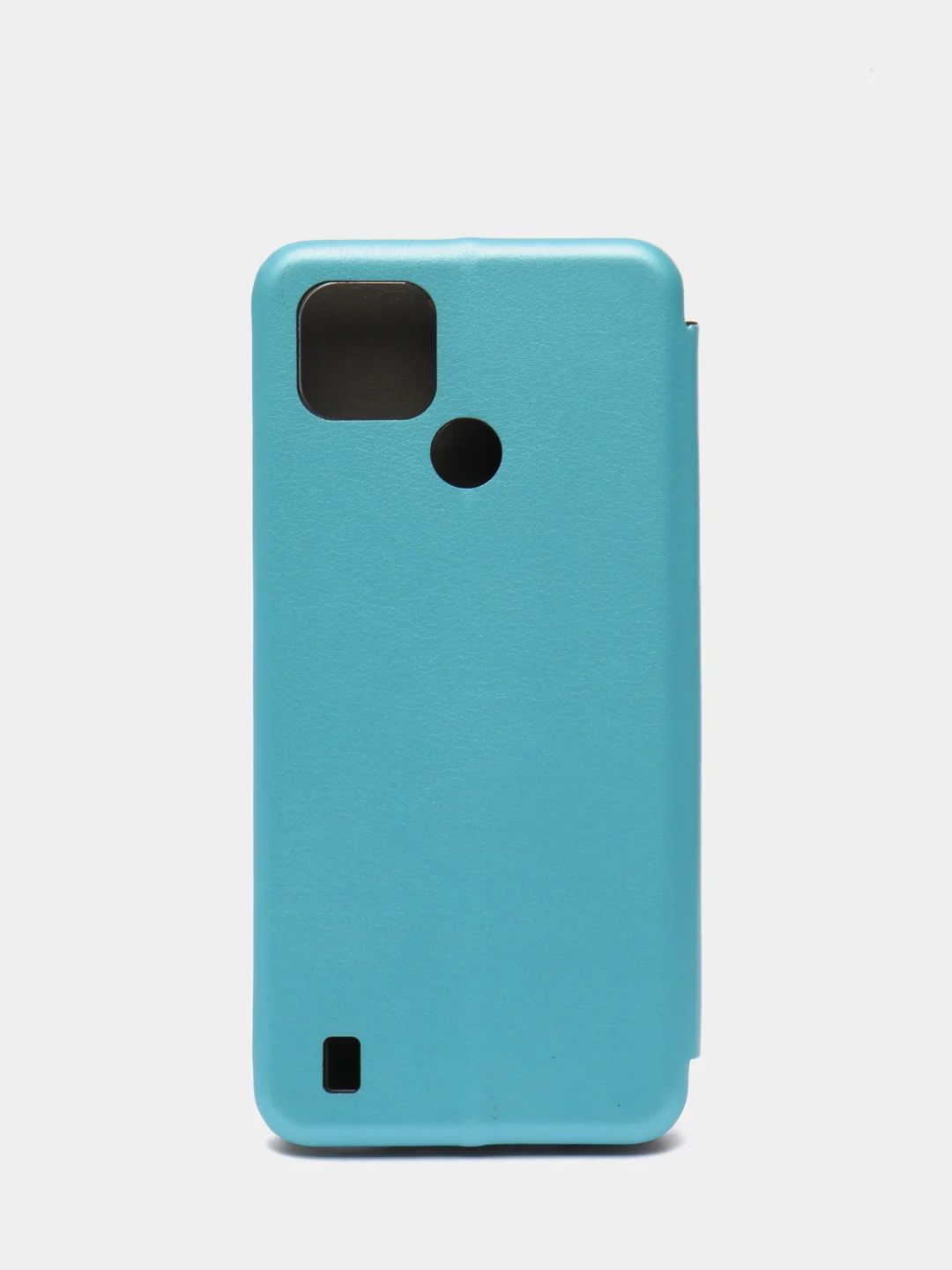 Голубой чехол-книжка для Realme C21 2021