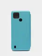 Голубой чехол-книжка для Realme C21 2021