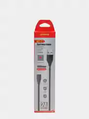 Черный кабель зарядный Ipipoo, Micro-USB, Type-C, Lightning, для Android и Apple iPhone