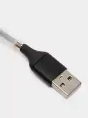 Серый кабель для зарядки iPhone / Lighting магнитный