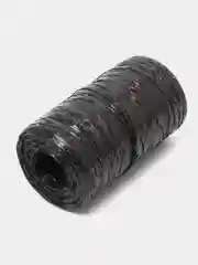 Черный пряжа для вязание мочалок и создания игрушек, из пропилена