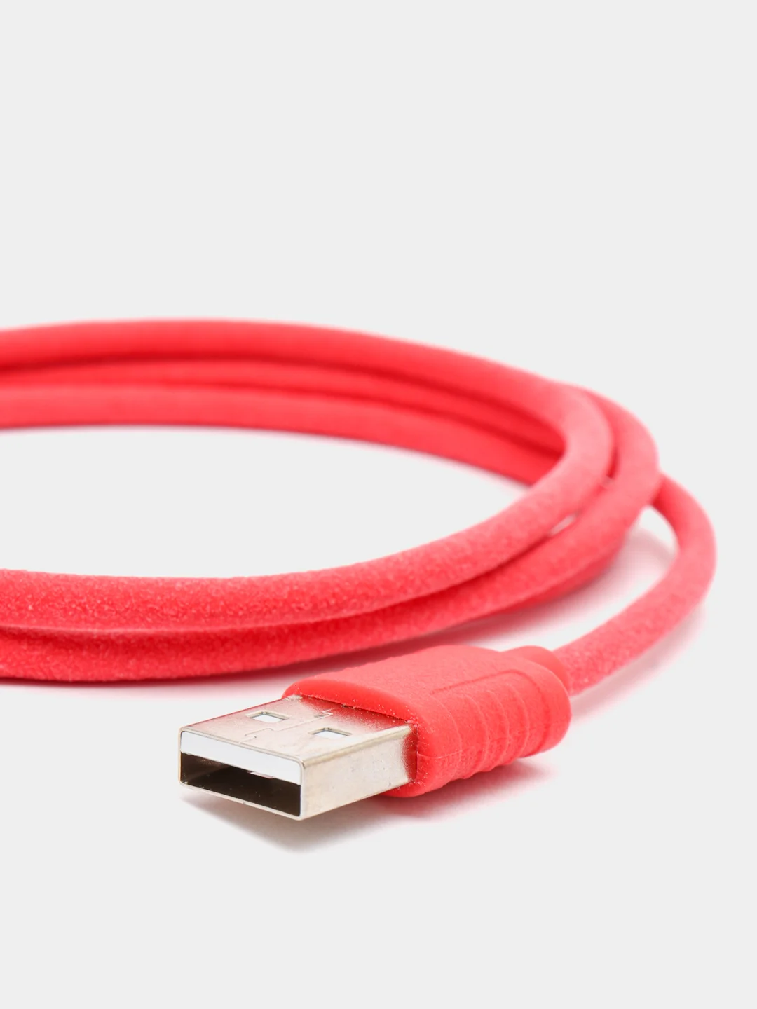 Красный кабель для зарядки и передачи данных Borofone BX52 для Lightning, 1 м, 2.4А