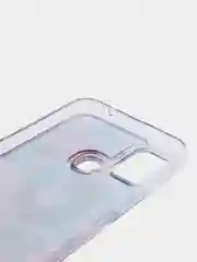 Индиго чехол Samsung Galaxy M31 (Самсунг Галакси М31) переливающийся жидкий с блестками