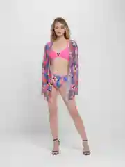 Розовый раздельный купальник 3 в 1