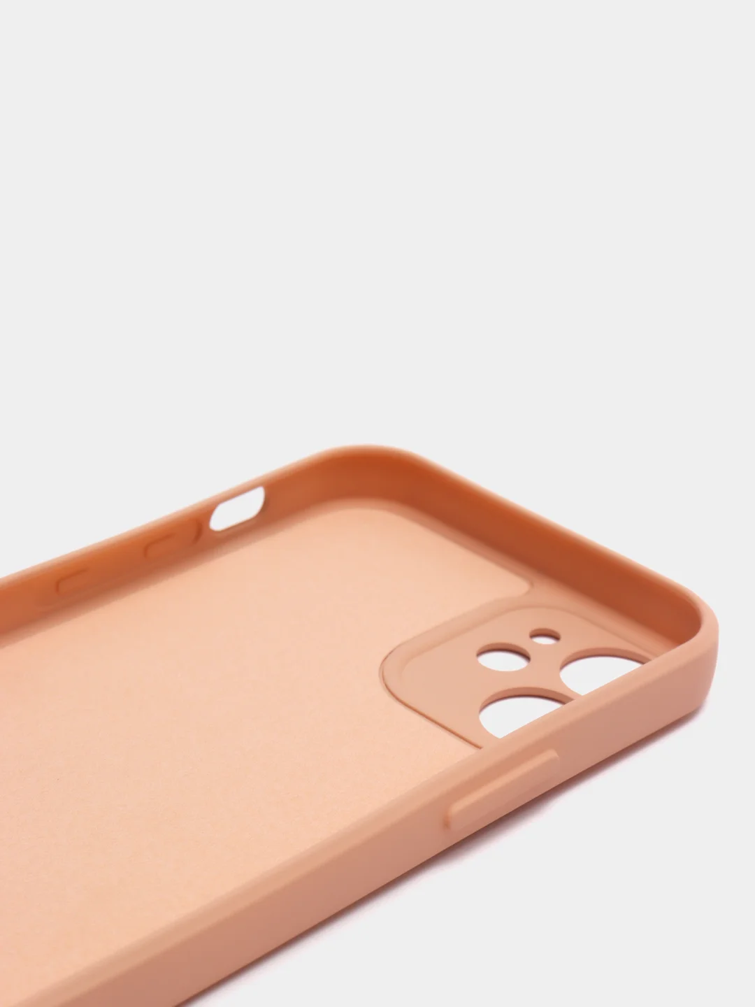 Бежевый чехол iPhone 11 13 12 Pro Mini силиконовый ( Айфон Про Мини )