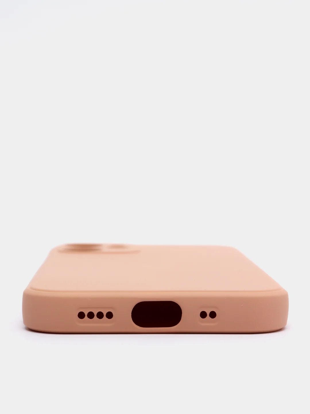 Бежевый чехол iPhone 11 13 12 Pro Mini силиконовый ( Айфон Про Мини )
