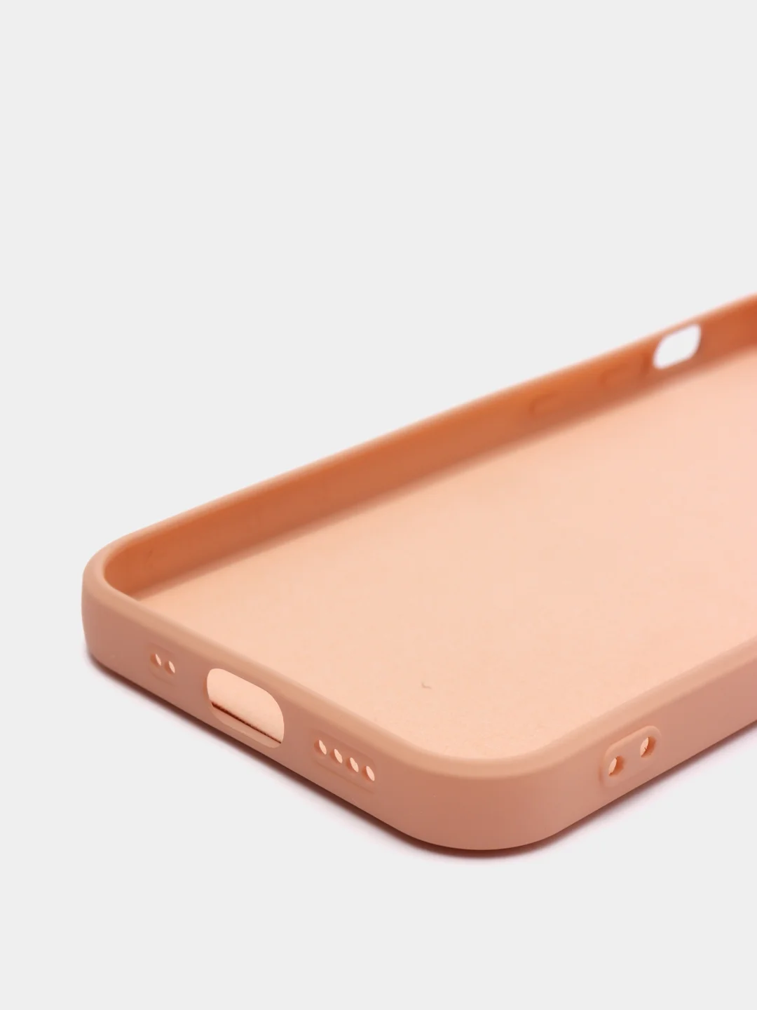 Бежевый чехол iPhone 11 13 12 Pro Mini силиконовый ( Айфон Про Мини )