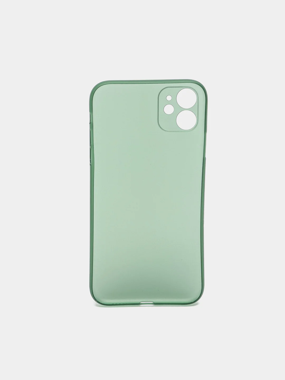 Зеленый ультратонкий матовый чехол на iPhone 11, 11 Pro, 11 Pro Max