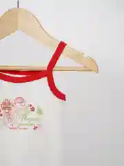 Красный комплект детский: майка и юбка