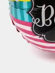 Розовый воздушный фольгированный шар "С Днем рождения"