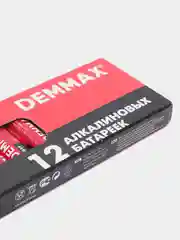 Батарейки АА, ААА мизинчиковые, пальчиковые, алкалиновые 12 штук, Demmax