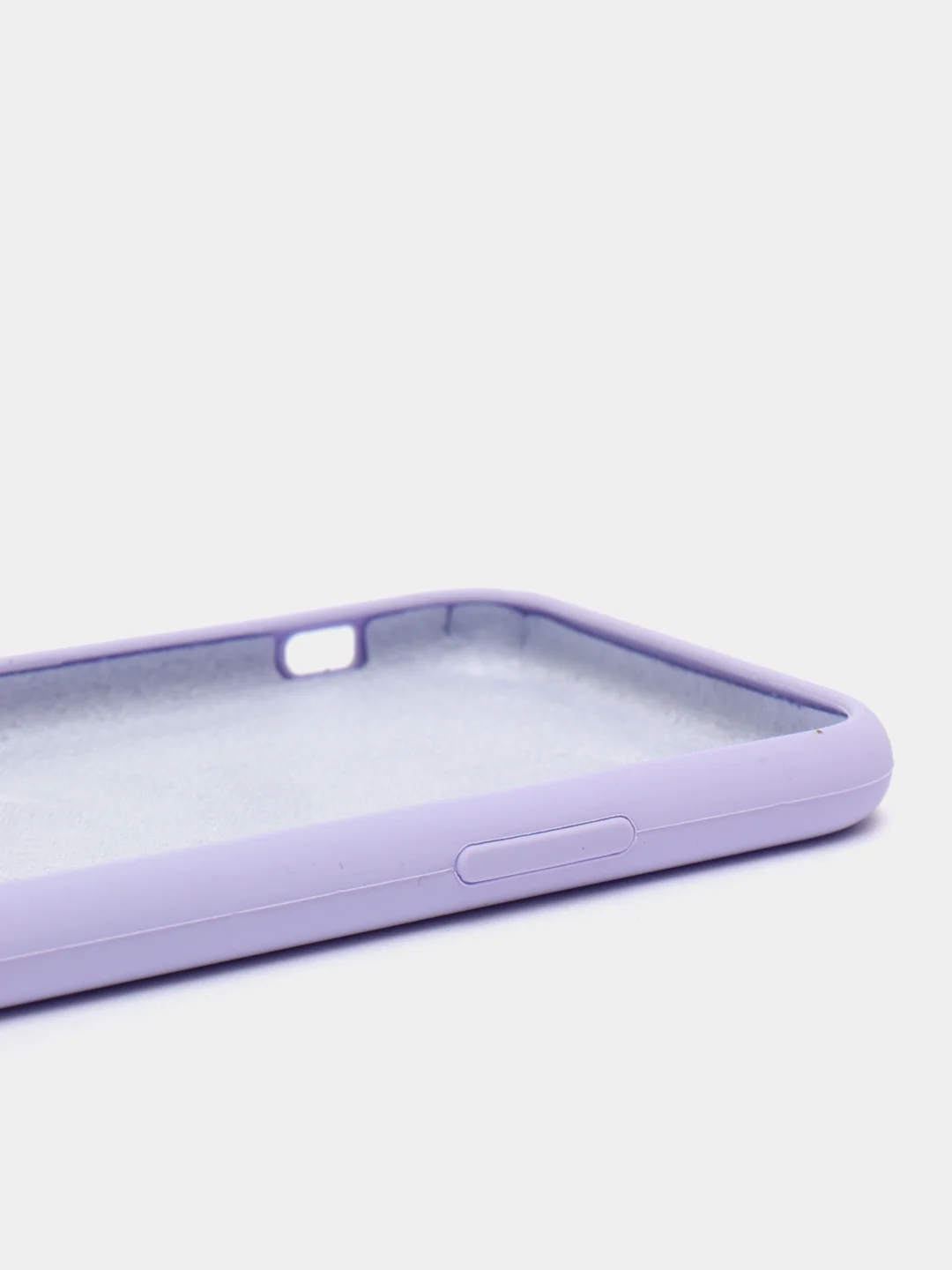 Лавандовый чехол силиконовый для iPhone X/XS (Айфон)
