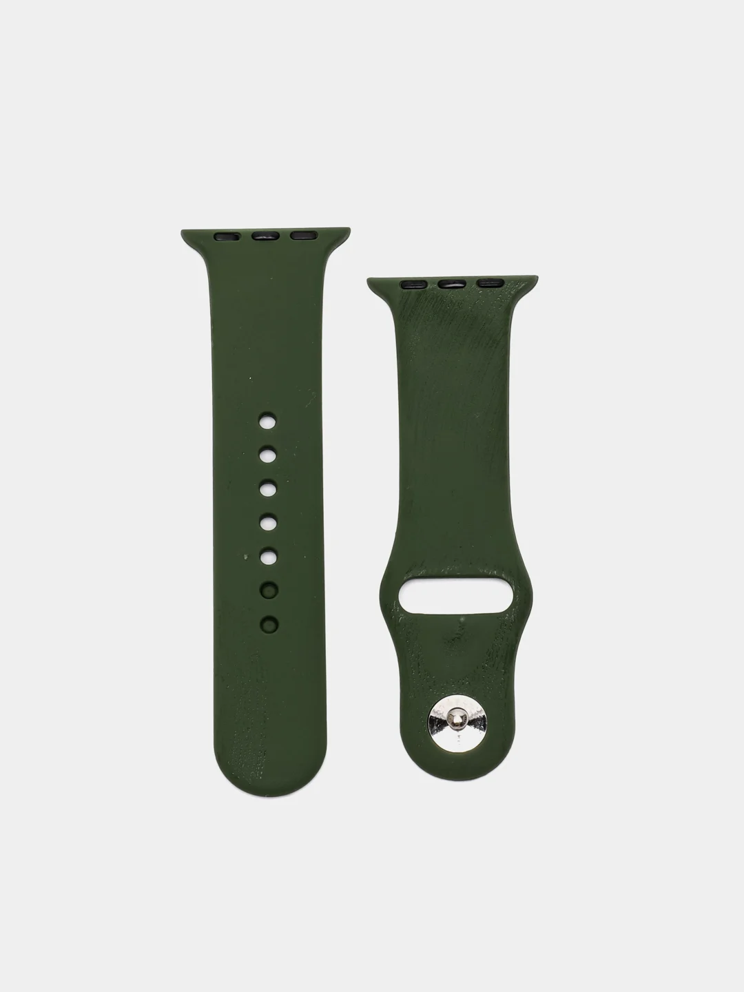 Зеленый силиконовый ремешок для Apple Watch   38/40 42/44