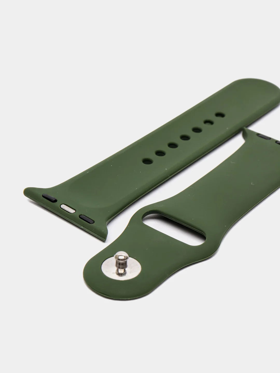 Зеленый силиконовый ремешок для Apple Watch   38/40 42/44