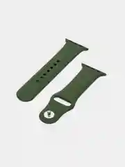 Зеленый силиконовый ремешок для Apple Watch   38/40 42/44