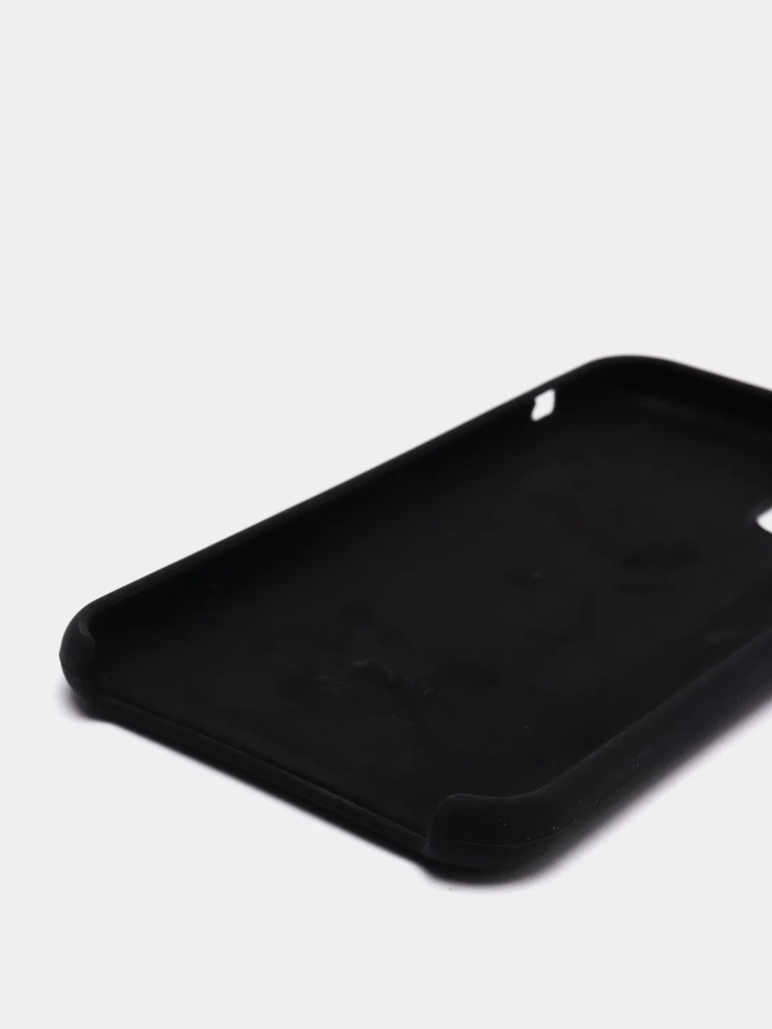 Черный чехол Silicone Case для iPhone 11