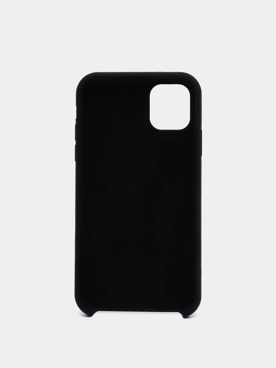 Черный чехол Silicone Case для iPhone 11