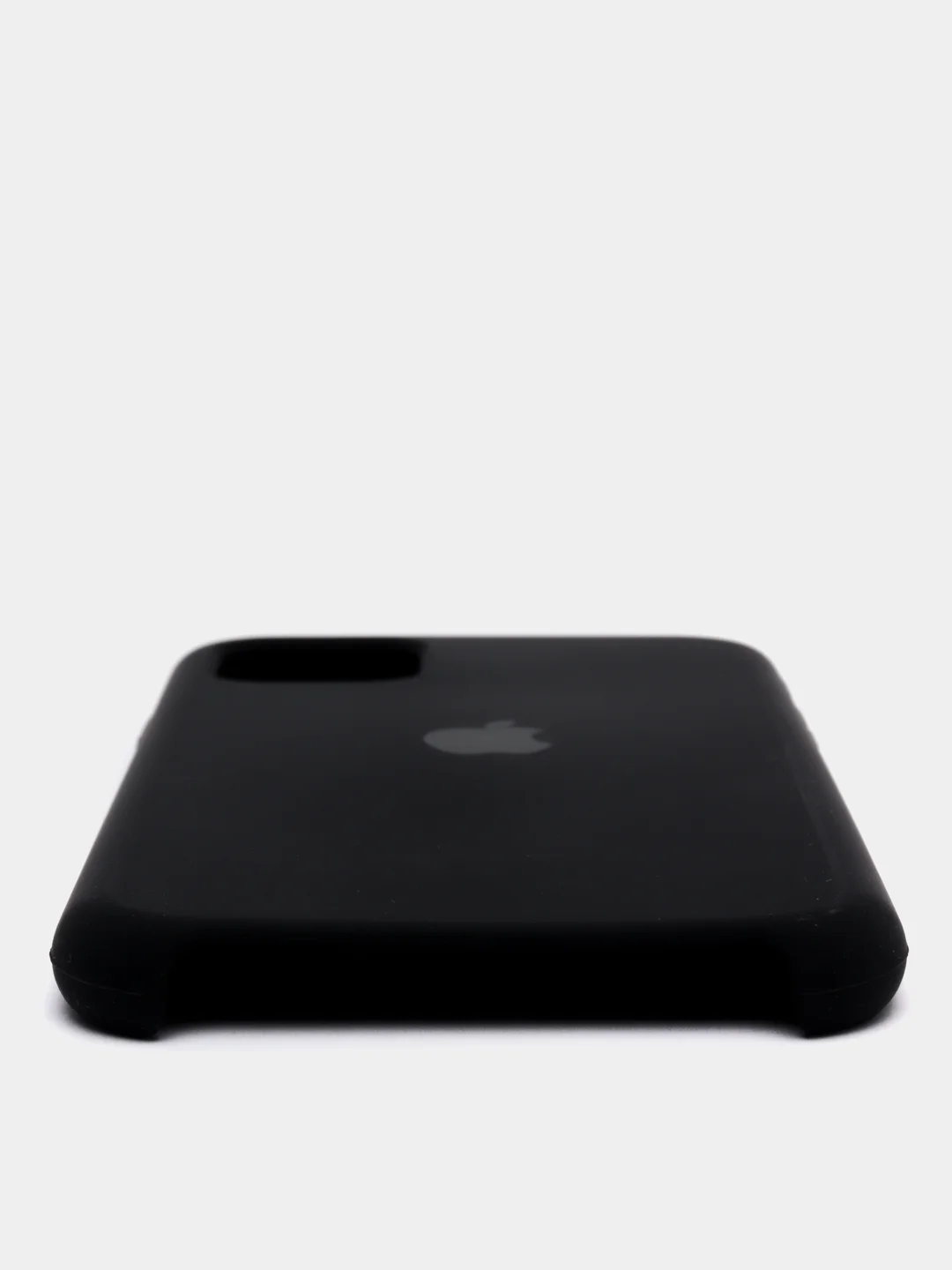 Черный чехол Silicone Case для iPhone 11