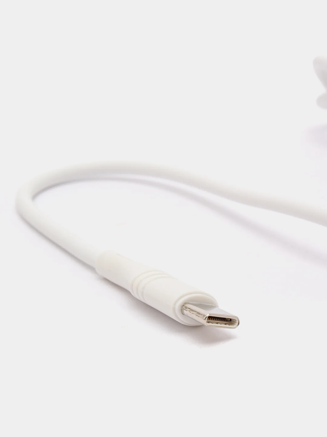 Белый usb-кабель Borofone BX43 для зарядки и передачи данных Lightning/Micro USB/Type-C, 3A, 1 м