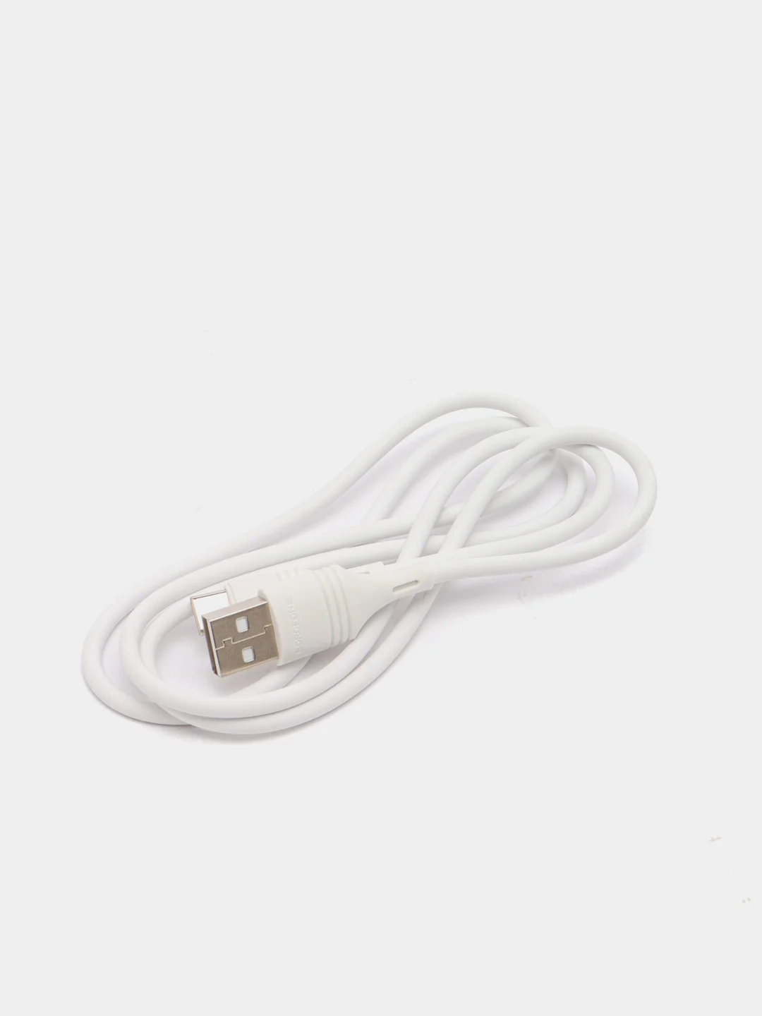 Белый usb-кабель Borofone BX43 для зарядки и передачи данных Lightning/Micro USB/Type-C, 3A, 1 м