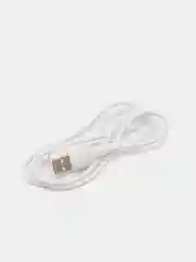 Белый usb-кабель Borofone BX43 для зарядки и передачи данных Lightning/Micro USB/Type-C, 3A, 1 м