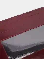 Бордовый визитница, натуральная кожа