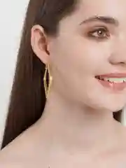 Лимонный серьги женские