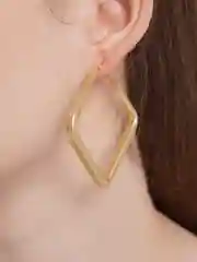 Лимонный серьги женские