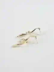 Желтый серьги женские