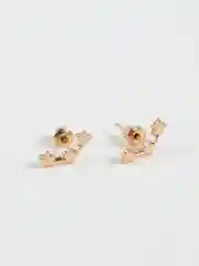 Серый серьги женские