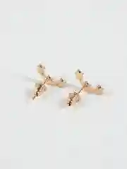 Серый серьги женские