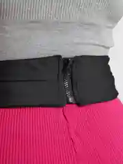 Черный сумка спортивная на пояс, для фитнеса и бега, поясная сумка на пояс бананка для бега