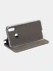 Серебряный чехол-книжка для Huawei Honor 10 Lite/ P Smart 2019