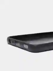 Черный чехол для Samsung A12, A32, A51, M12 силикон, экокожа с картинкой / рисунком