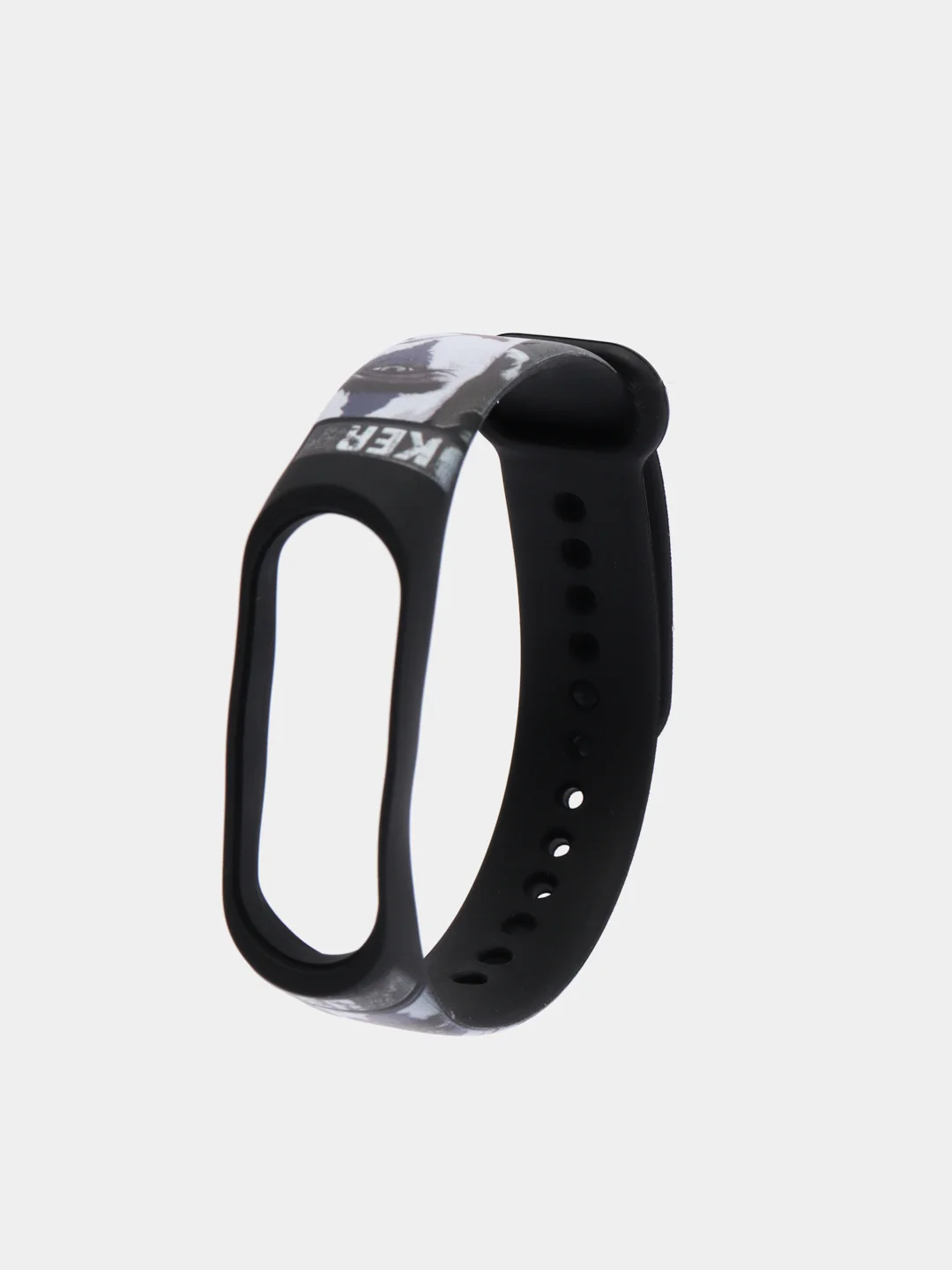 Терракотовый силиконовый ремешок с принтом для Xiaomi Mi Band 7 / 3 / 4 / 5 / 6