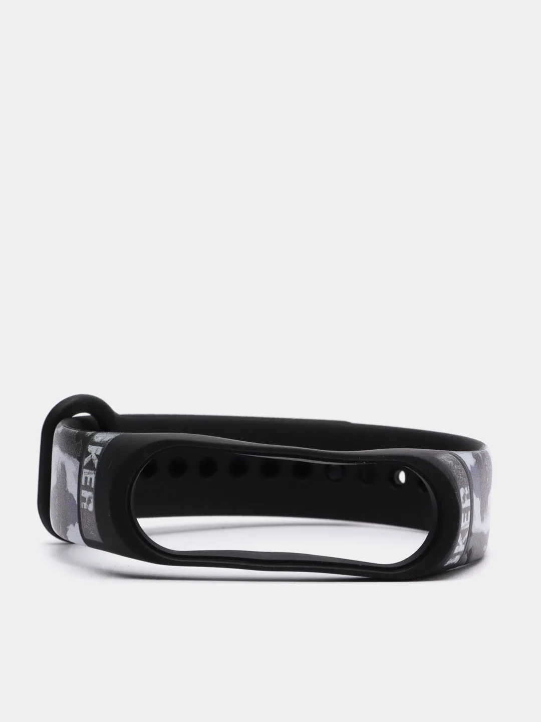 Терракотовый силиконовый ремешок с принтом для Xiaomi Mi Band 7 / 3 / 4 / 5 / 6