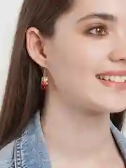 Бежевый серьги "Мармеладные мишки"