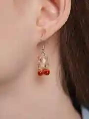 Бежевый серьги "Мармеладные мишки"