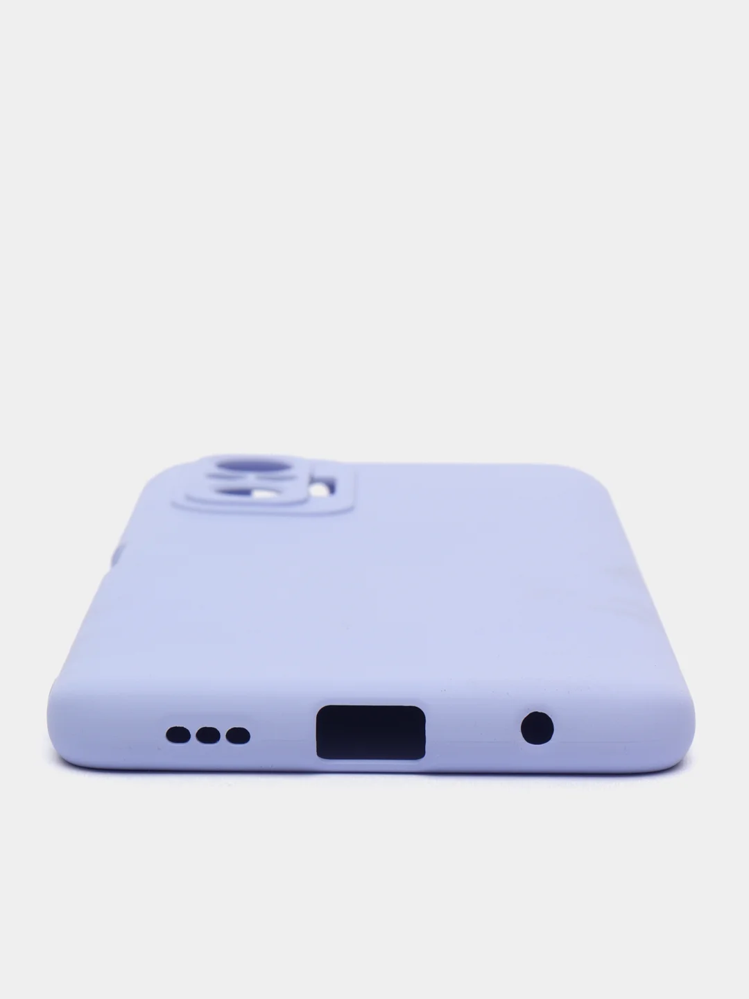 Лавандовый чехол силиконовый Silicone Cover для Xiaomi Redmi Note 10 Pro, Сяоми Редми Нот 10 Про