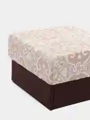 Горчичный коробка подарочная для колец / коробка для украшений /для хранение украшений